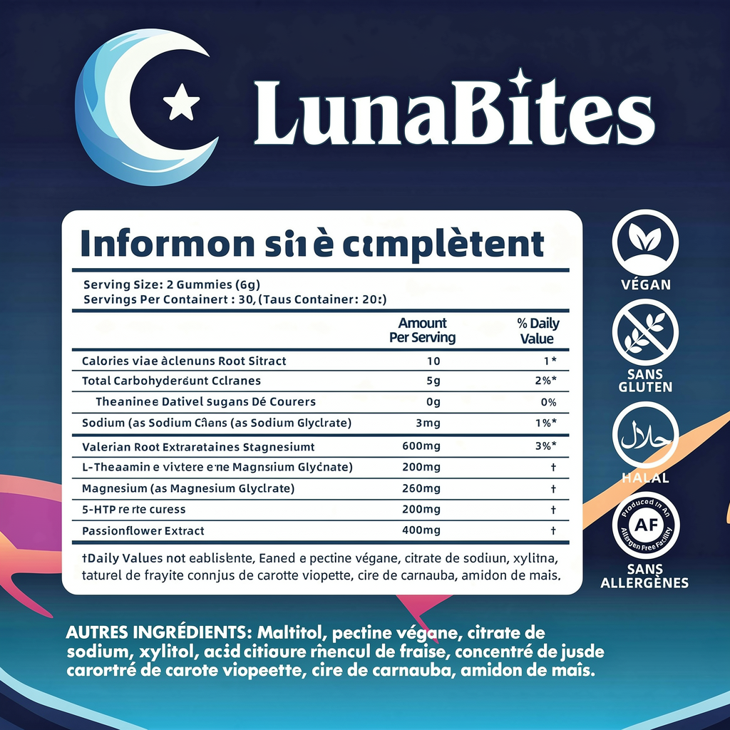 Gommes LunaBites Sleep